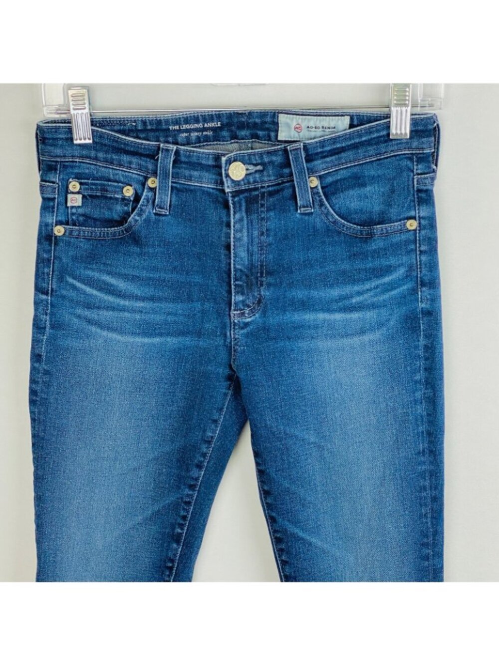 AG Adriano Goldschmied The Legging Super Skinny Ankle Womens Jeans 26 R - Picture 2 of 9